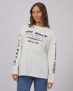 Silent Theory Ryder L/S Tee Vintage White