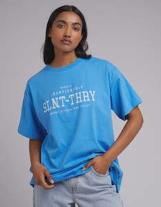 Silent Theory Varsity Tee Blue