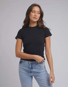 Silent Theory Margo Tee Black