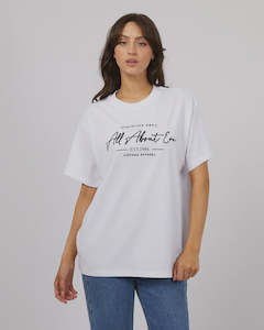 All About Eve: All About Eve Classic Tee - White