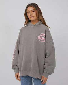 All About Eve: All About Eve Santa Monica Hoodie - Charcoal