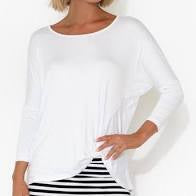 Betty Basics Atlanta 3/4 Sleeve Top White