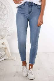 Betty Basic: Betty Basics Linden Jean Washed Blue