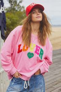 Hammill: Hammill & Co Applique Sweat Pinky