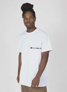 Federation Zipper Tee - White