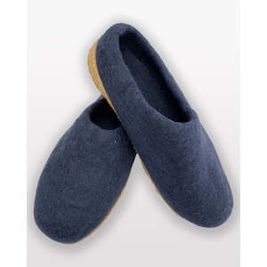 Moana Road Toesties Hard Sole Slip On - Navy