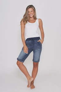 Monaco Jeans Riley Short  - Denim Blue Wash