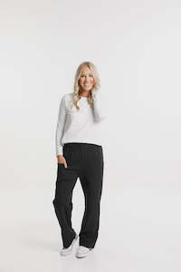 Home-Lee  Avenue Pants Black with Matte Black X