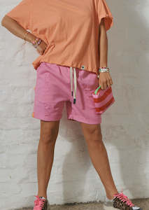 Hammill & Co Slouchy Short Bright Pink