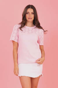 Charlo Barbara Top Pink