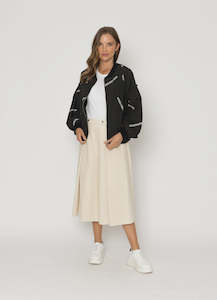 Two by Two Cooke Jacket - Black Pattern