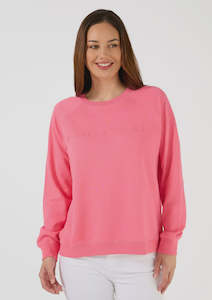 Stella Gemma: Stella + Gemma Classic Sweater Logo - Watermelon