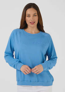 Stella + Gemma Classic Sweater Logo - Sky