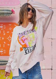 Hammill & Co Vintage Fiesta Sweat - Pink