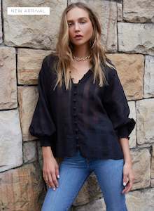 Sale: Wish The Label In Line Blouse Black