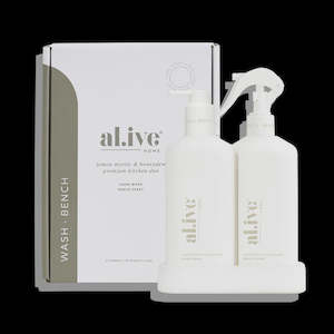 al.ive Body Kitchen Duo Hand Wash & Bench Spray - Lemon Myrtle & Honeydew