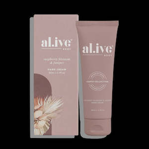 al.ive Body Hand Cream - Raspberry Blossom & Juniper