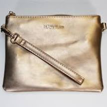 Bags Wallets: Moana Road Viaduct Clutch Bronze