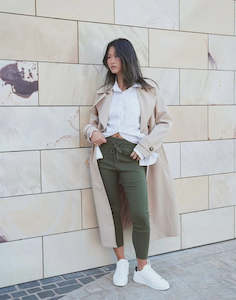 Style Laundry Super Stretch Jogger Khaki