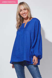 Haven Nagano Blouse Cobalt