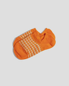 Stilen: Stilen Socks Gingham - Orange