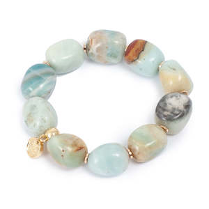 A & C Oslo Bracelet Statement - Amazonite