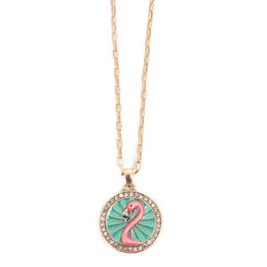 A & C Oslo Necklace Tropical Birds