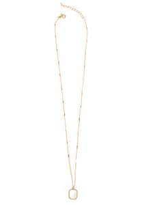 A & C Oslo Necklace Cut Chain 14k w/MOP