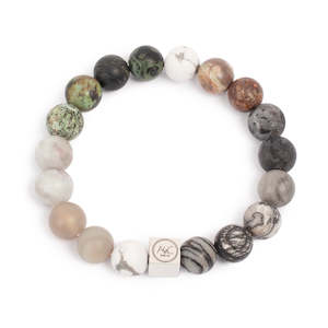 Jewellery: A & C Oslo Bracelet Unisex Gray Tones