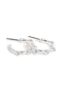 A & C Oslo Earrings Medium - Silver