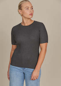 Isle of Mine Juliette Top - Graphite