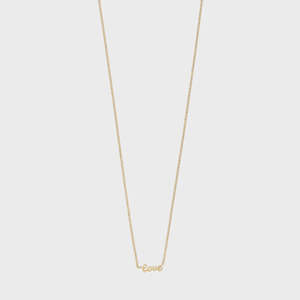 Pilgrim Love Recycled Necklace - Gold Plated