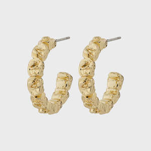 Pilgrim Scottie Recycled Hoop Earings - Gold Plated