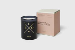 Hivern lemongrass & Grapefruit candle Marigold Merchant