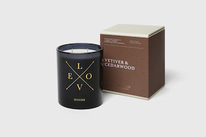 Hivern Vetiver and Cedarwood candle Marigold Merchant