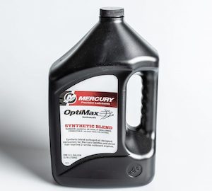 Marine equipment: Mercury Synthetic Blend OptiMax oil for 2-strokes