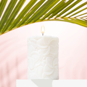 PF- Pillar Candle- Frangipani- GFT