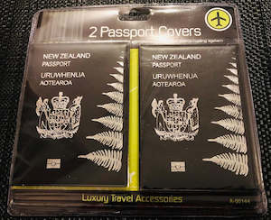 Pack Of 2 New Zealand PVC Passport Holder Protection Cover