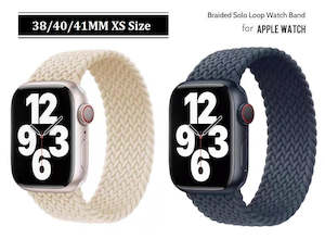 For Apple Watch 41mm / 40mm / 38mm XS Size Comfortable Braided Nylon Solo Loop Straps