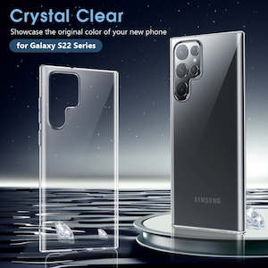 For Samsung Galaxy S22 Series / S21 FE Soft Silicone TPU Slim Protection Clear Back Cover