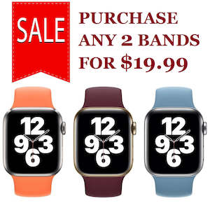 For Apple Watch Combo Deal Special | Silicone Replacement Straps Bands