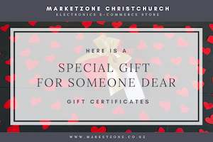 Marketzone Christchurch Digital Code Gift Certificates