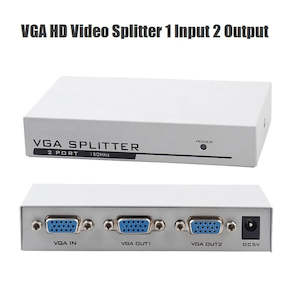 VGA HD Video Splitter Extender 1 Input 2 Output 150MHz