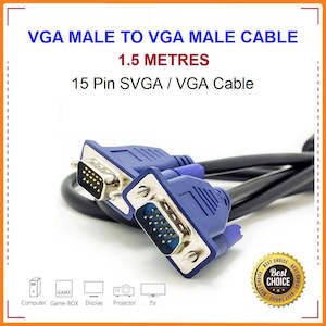 VGA Male To VGA Male High Definition Video Cable 1.5m