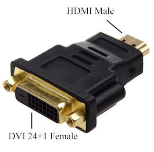 DVI 24+1 Female To HDMI Male Port Converter Adapter