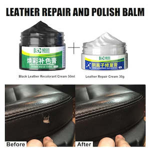 Leather Repair Cream Kit Set Polish Restore Leather Car Seat Couch Sofa Shoes