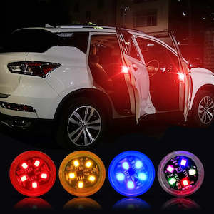 Universal Car Door LED Safety Warning Magnetic Sensor Flashing Lights