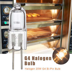 G4 12V 20W Oven Cooker Hood Fridge Replacement Halogen Pin Light Bulb