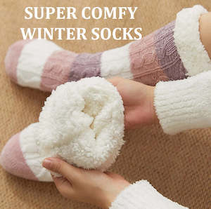 Super Comfy Soft Fluffy Warm Winter Socks For Ladies And Men