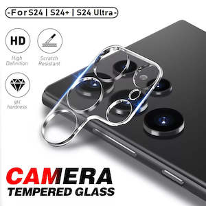 For Samsung Galaxy S24 Series Premium Hard Acrylic HD Clear Back Camera Lens Protector